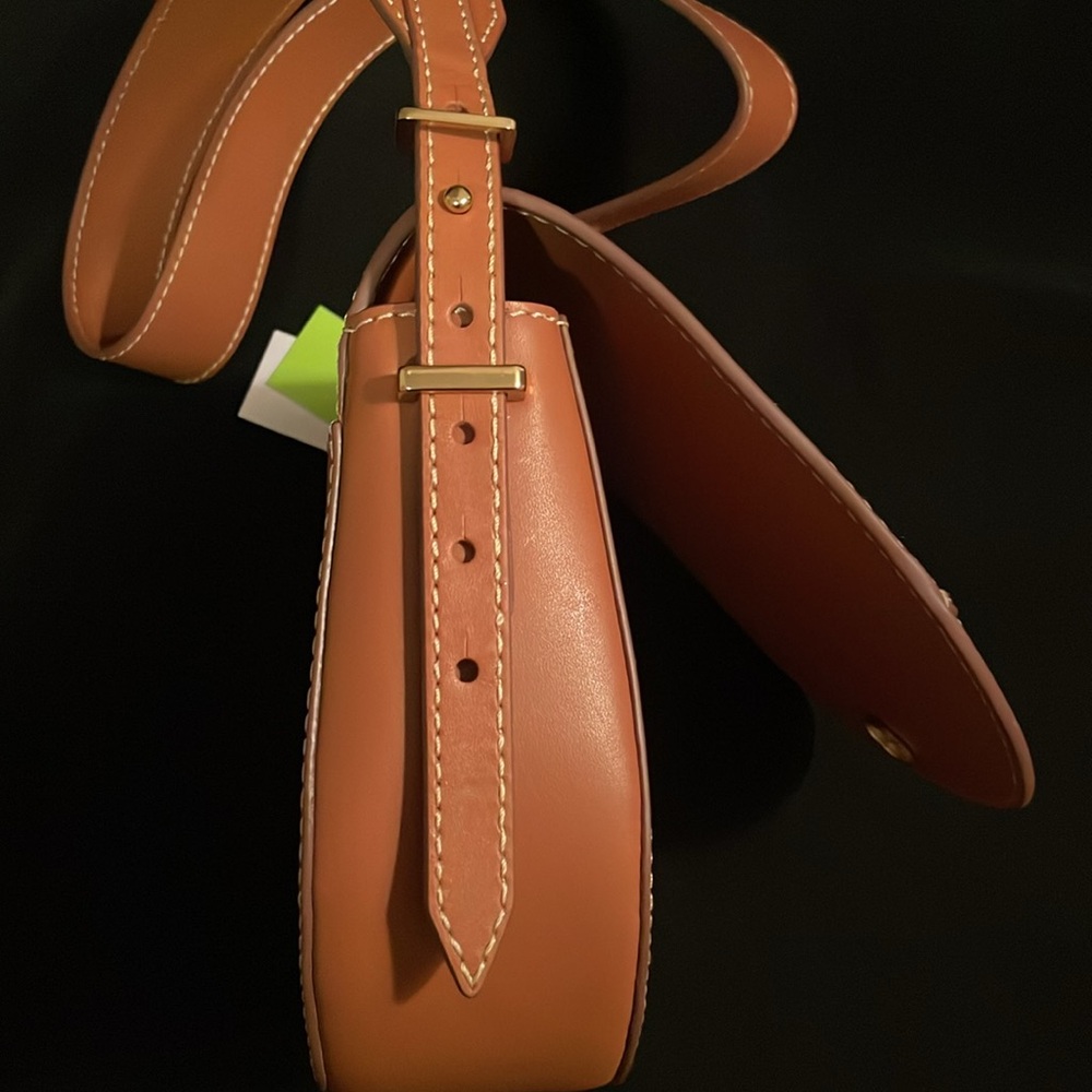 Sam Edelman Bay Leather Saddle Bag Handbag *NWT* - Picture 5 of 8